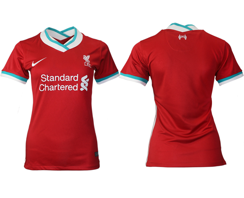 Women 2020-2021 Liverpool home aaa version blank red Soccer Jerseys->customized soccer jersey->Custom Jersey